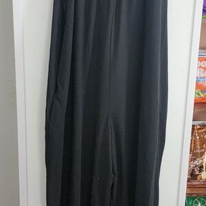 Black Wide-Leg Pants